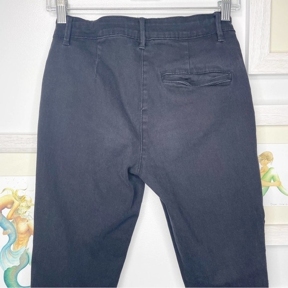 MODCLOTH Black High Rise Skinny Slacks Size 6 - Picture 4 of 7